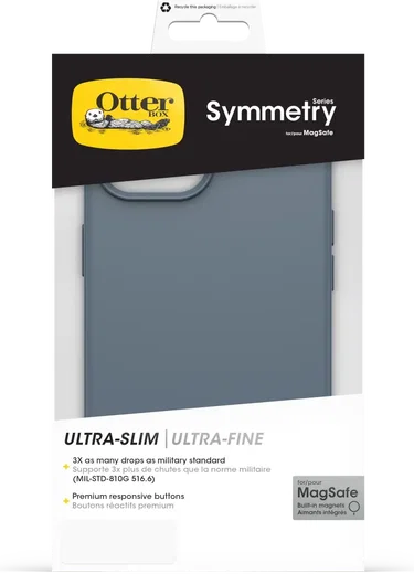 OtterBox Symmetry MagSafe Apple iPhone 17e / 16e / 15 / 14 / 13 Hoesje Blauw afbeelding 9