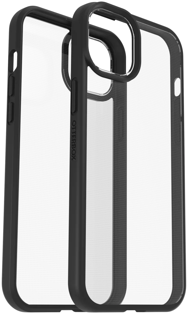 OtterBox React Apple iPhone 15 Plus Hoesje Transparant Zwart afbeelding 1