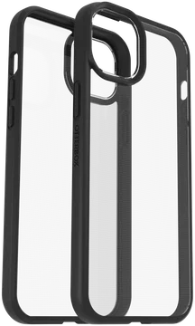OtterBox React Apple iPhone 15 Plus Hoesje Transparant Zwart