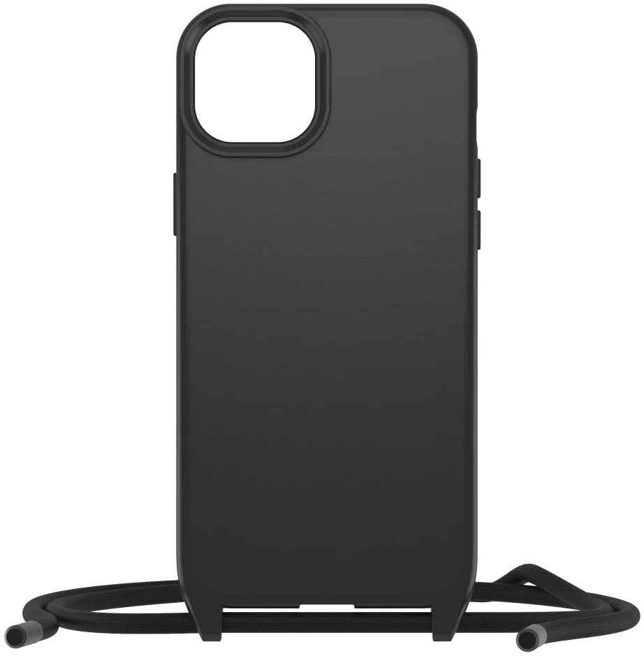 OtterBox React Necklace MagSafe iPhone 14 Plus Hoesje Koord Zwart afbeelding 7