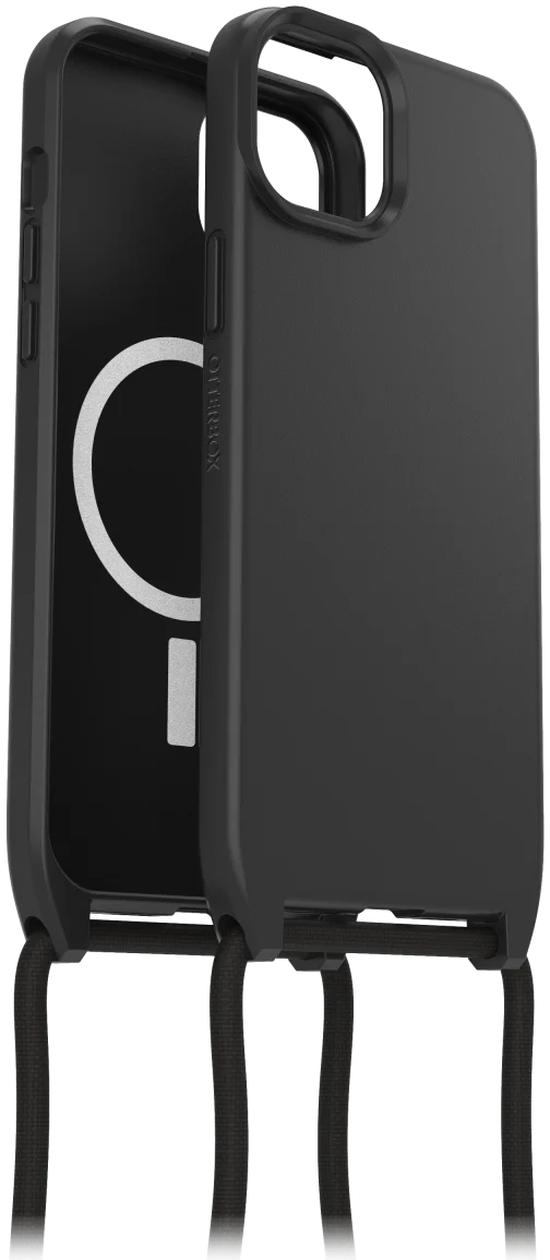 OtterBox React Necklace MagSafe iPhone 14 Plus Hoesje Koord Zwart afbeelding 6