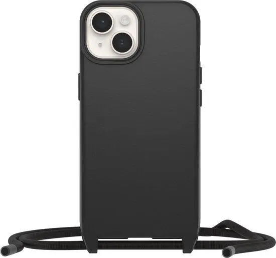 OtterBox React Necklace MagSafe iPhone 14 Plus Hoesje Koord Zwart afbeelding 2