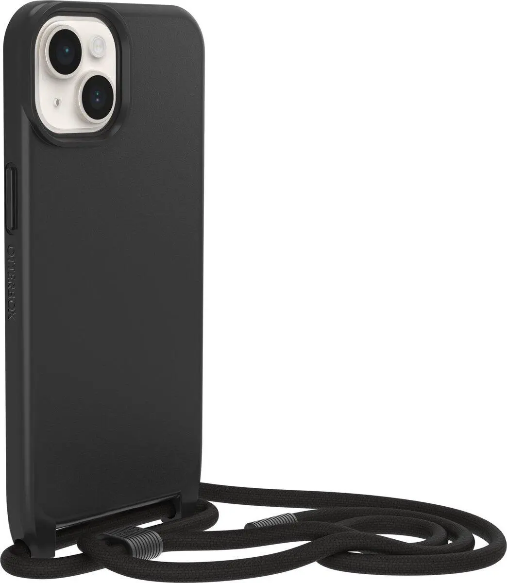 OtterBox React Necklace MagSafe iPhone 14 Plus Hoesje Koord Zwart afbeelding 4