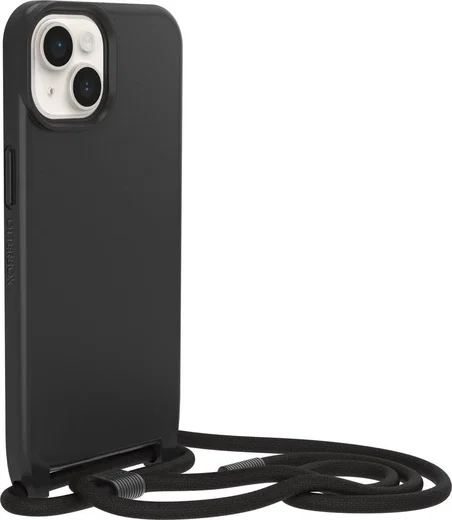 OtterBox React Necklace MagSafe iPhone 14 Plus Hoesje Koord Zwart afbeelding 4