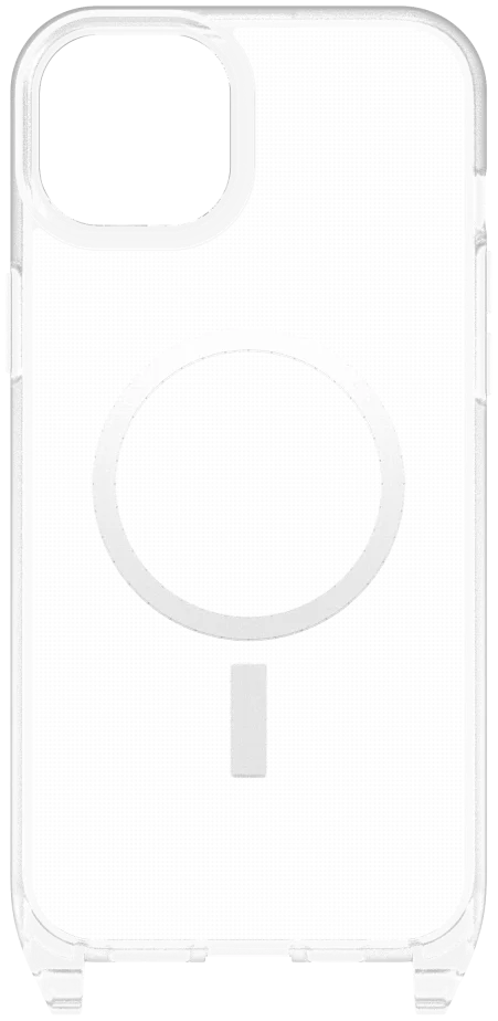 OtterBox React Necklace MagSafe iPhone 14 Plus Hoesje Koord Clear afbeelding 10