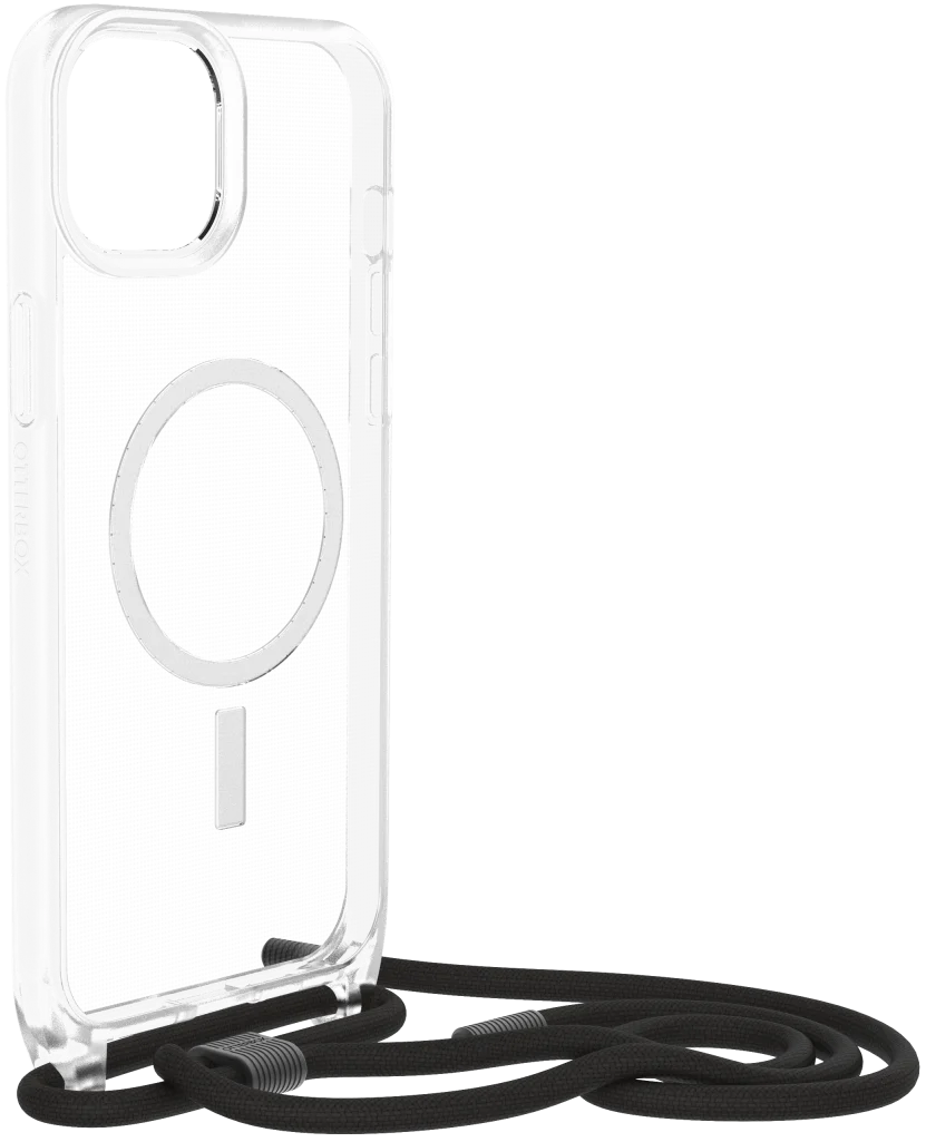 OtterBox React Necklace MagSafe iPhone 14 Plus Hoesje Koord Clear afbeelding 8