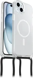 OtterBox React Necklace MagSafe iPhone 15 Plus Hoesje Koord Clear afbeelding