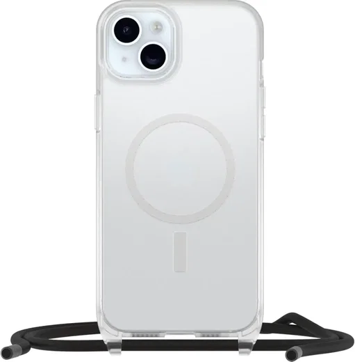 OtterBox React Necklace MagSafe iPhone 14 Plus Hoesje Koord Clear afbeelding 4