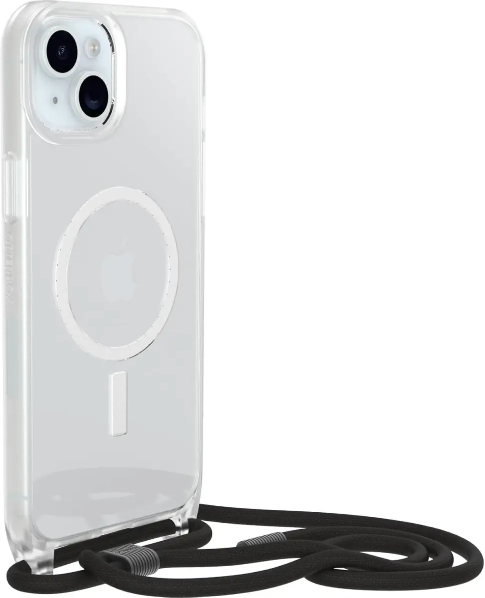 OtterBox React Necklace MagSafe iPhone 14 Plus Hoesje Koord Clear afbeelding 5
