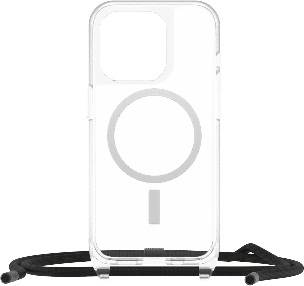 OtterBox React Necklace MagSafe iPhone 15 Pro Hoesje Koord Transparant afbeelding 2