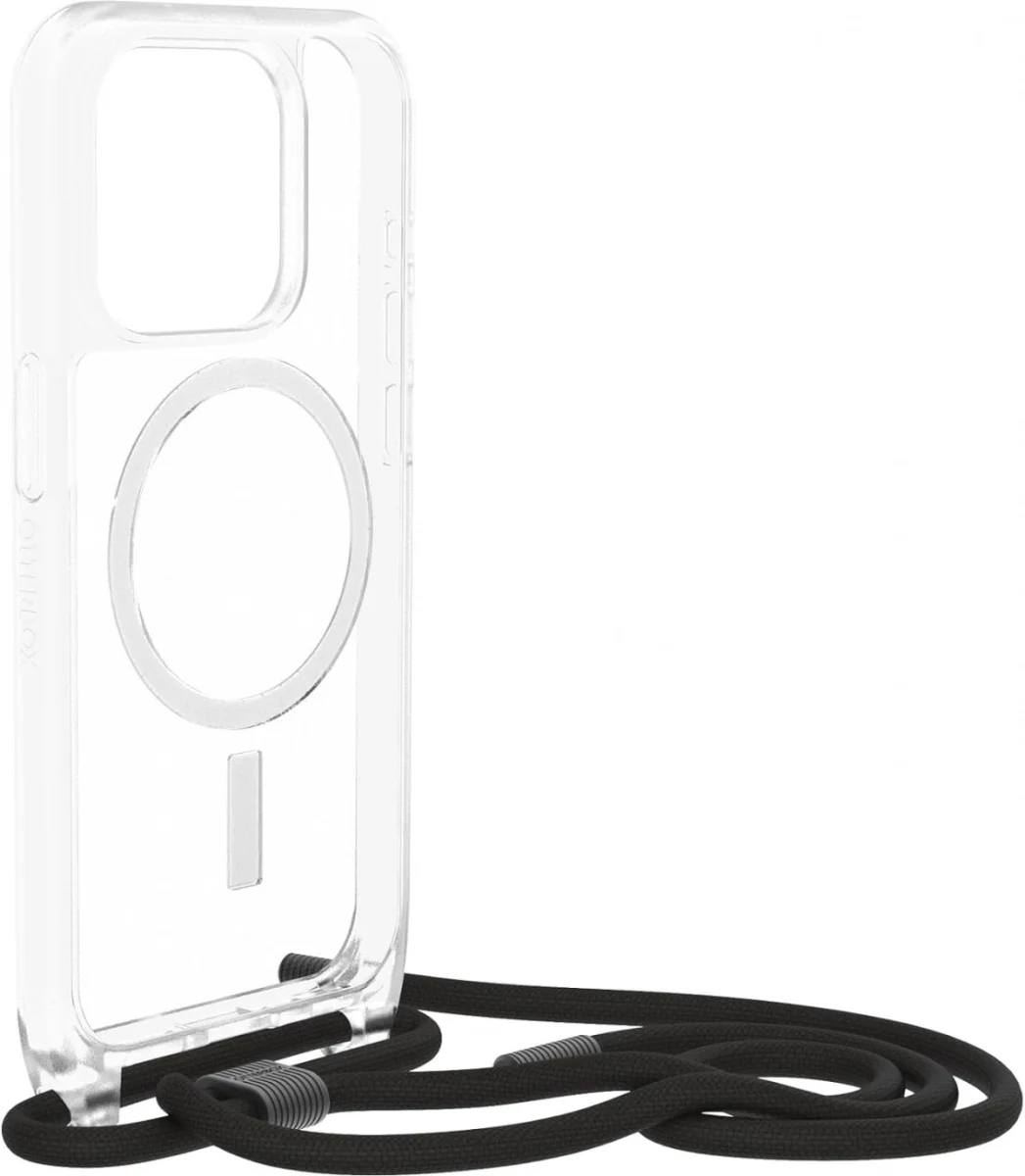 OtterBox React Necklace MagSafe iPhone 15 Pro Hoesje Koord Transparant afbeelding 7