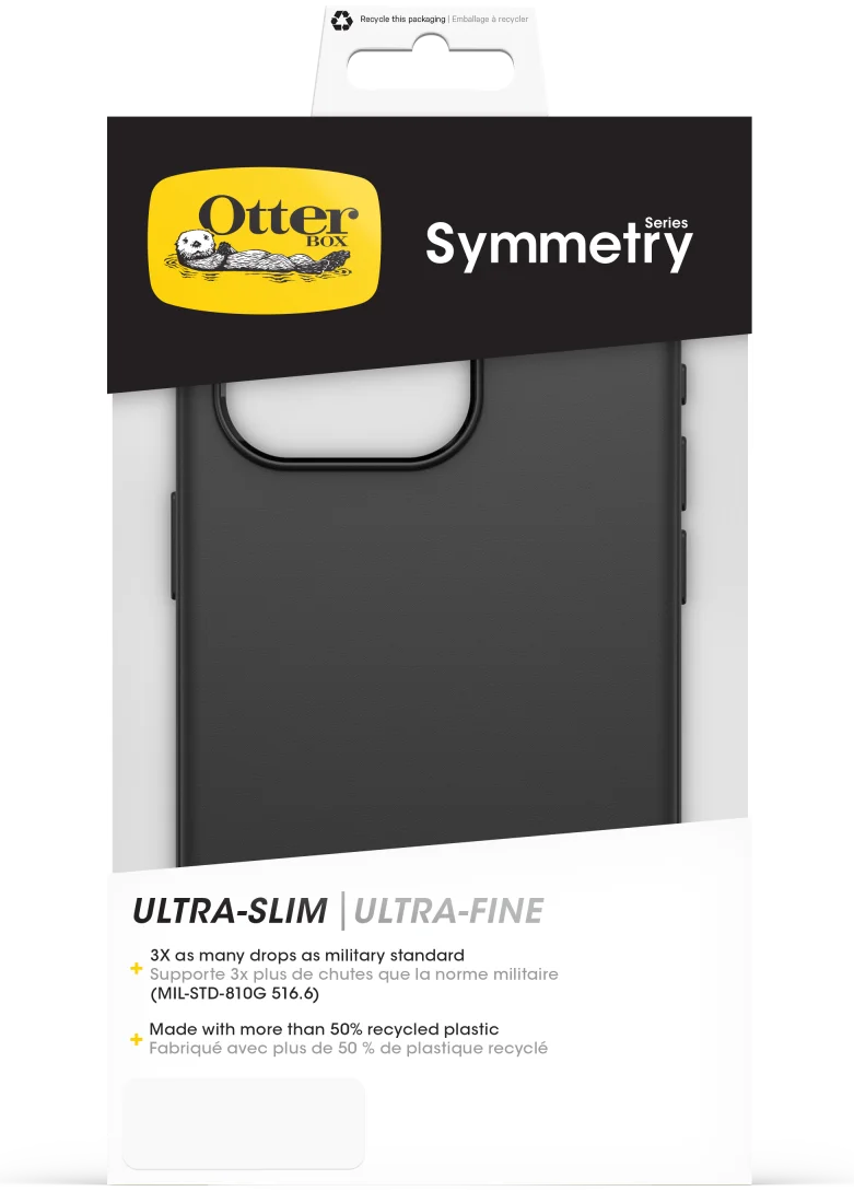 OtterBox Symmetry Apple iPhone 15 Pro Hoesje Back Cover Zwart afbeelding 8