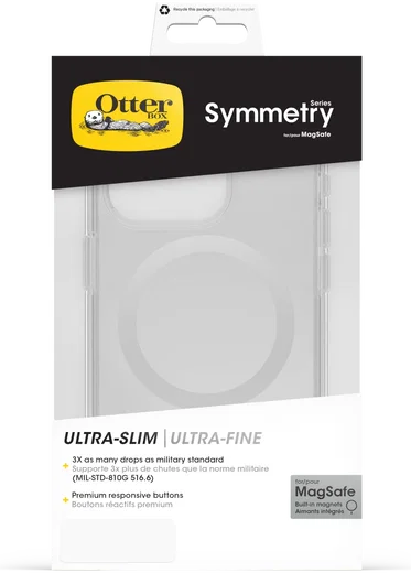 OtterBox Symmetry MagSafe Apple iPhone 15 Pro Hoesje Transparant afbeelding 9