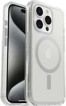 OtterBox Symmetry MagSafe Apple iPhone 15 Pro Hoesje Transparant