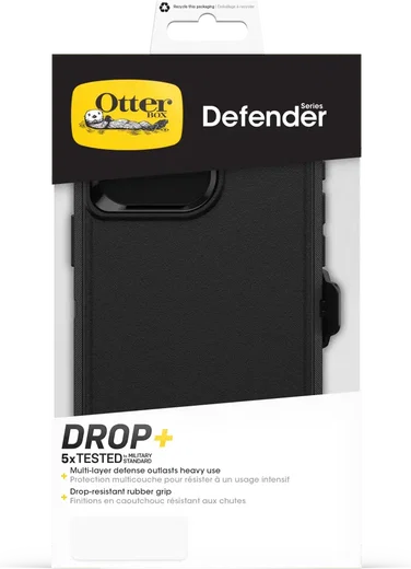 OtterBox Defender Apple iPhone 15 Pro Max Hoesje Back Cover Zwart afbeelding 10