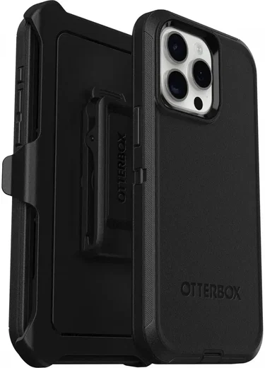 OtterBox Defender Apple iPhone 15 Pro Max Hoesje Back Cover Zwart afbeelding 1