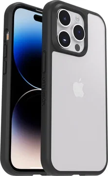 OtterBox React Apple iPhone 15 Pro Max Hoesje Transparant Zwart