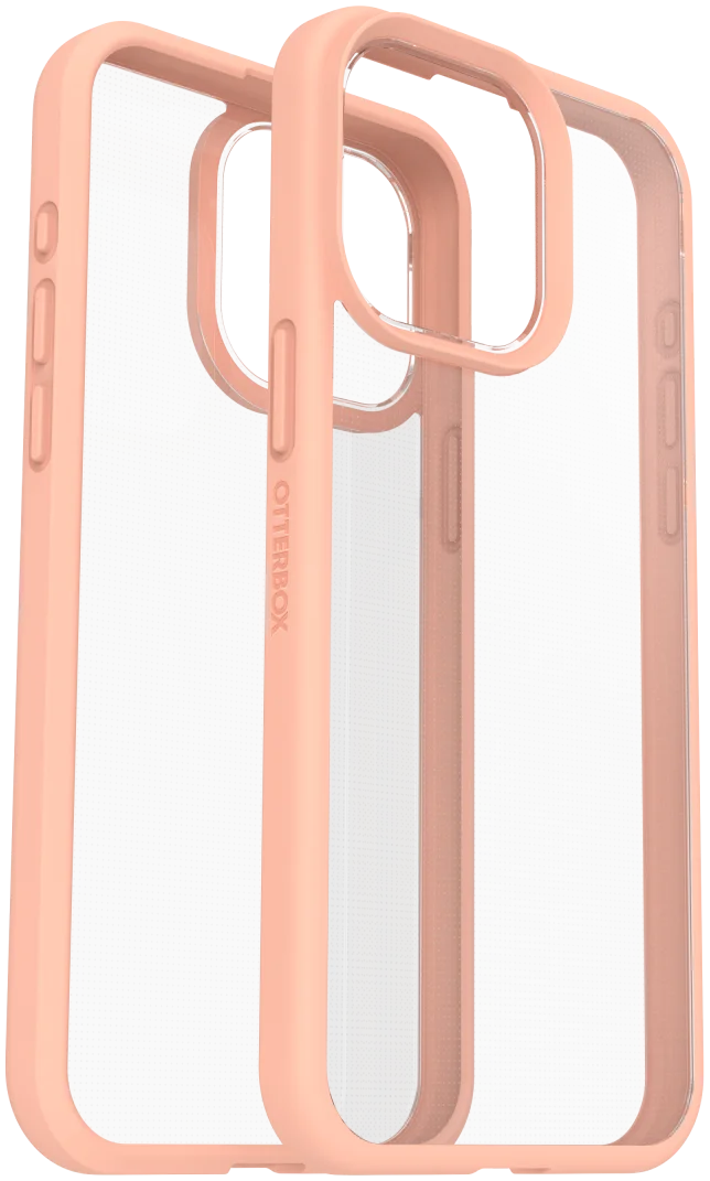 OtterBox React Apple iPhone 15 Pro Max Hoesje Transparant Roze afbeelding 1