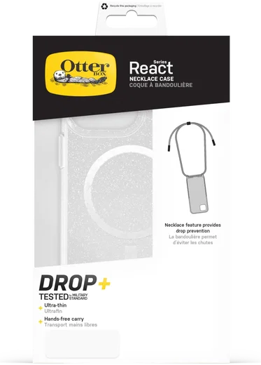 OtterBox React Necklace MagSafe iPhone 15 Pro Max Hoesje Koord Glitter afbeelding 10