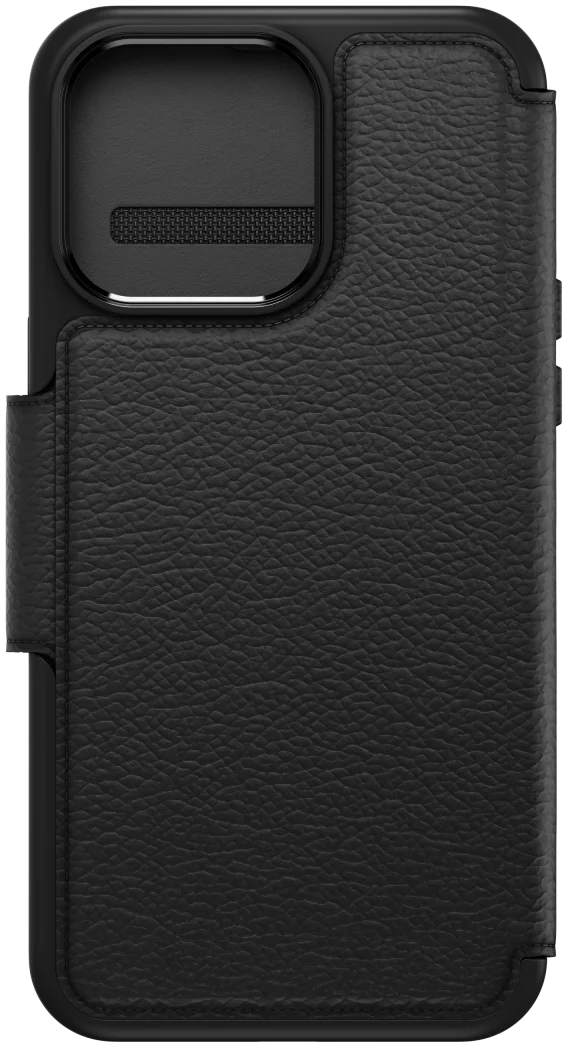 OtterBox Strada iPhone 15 Pro Max Hoesje MagSafe Book Case Leer Zwart afbeelding 8