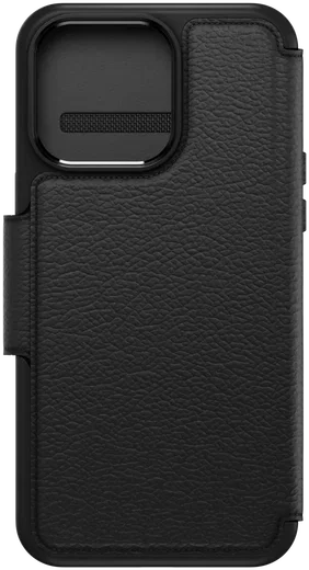 OtterBox Strada iPhone 15 Pro Max Hoesje MagSafe Book Case Leer Zwart afbeelding 8