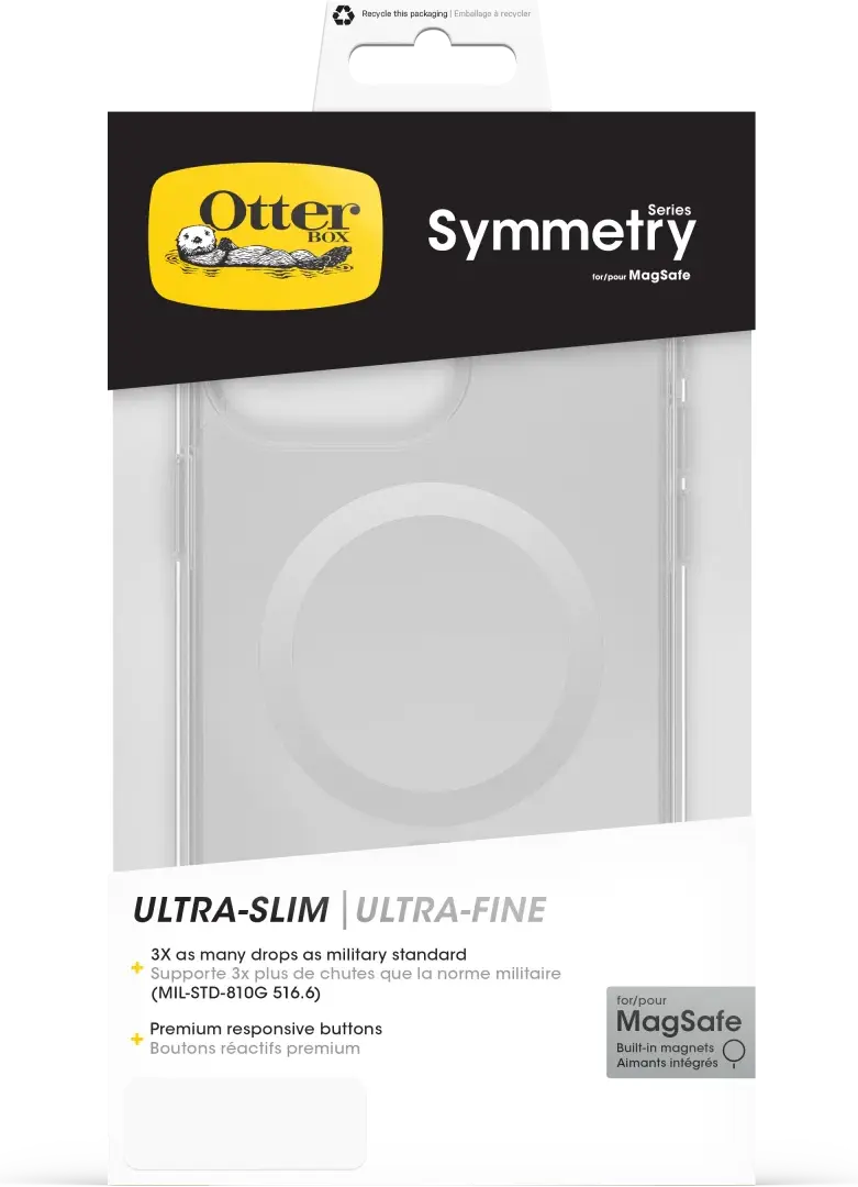 OtterBox Symmetry MagSafe Apple iPhone 15 Pro Max Hoesje Transparant afbeelding 9