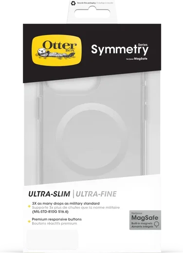 OtterBox Symmetry MagSafe Apple iPhone 15 Pro Max Hoesje Transparant afbeelding 9