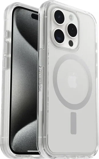 OtterBox Symmetry MagSafe Apple iPhone 15 Pro Max Hoesje Transparant afbeelding 1