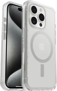 OtterBox Symmetry MagSafe Apple iPhone 15 Pro Max Hoesje Transparant