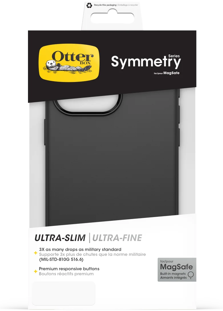 OtterBox Symmetry MagSafe Apple iPhone 15 Pro Max Hoesje Zwart afbeelding 9