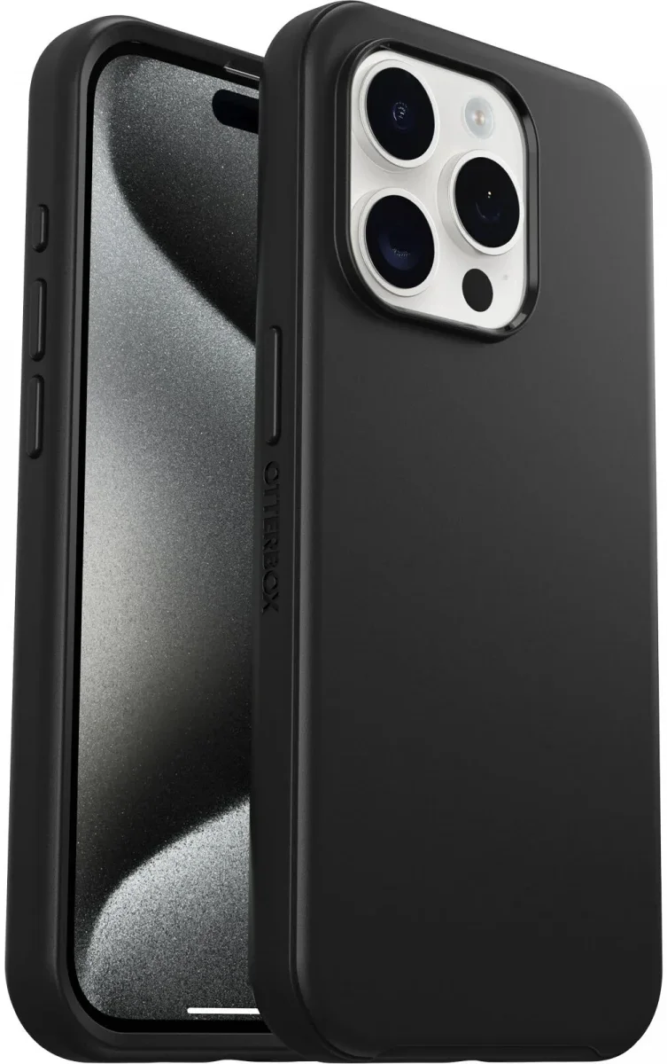 OtterBox Symmetry MagSafe Apple iPhone 15 Pro Max Hoesje Zwart afbeelding 1