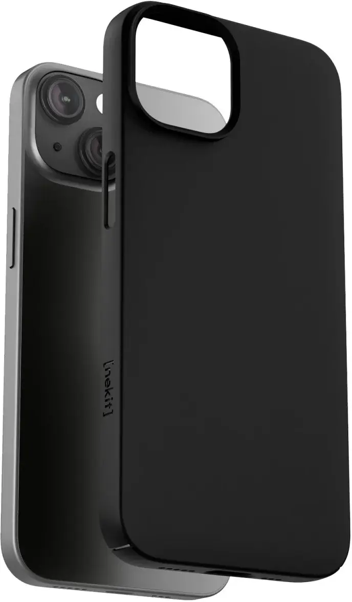 NEKIT Apple iPhone 15 Hoesje met MagSafe Back Cover Dun Zwart afbeelding 2
