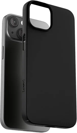 NEKIT Apple iPhone 15 Hoesje met MagSafe Back Cover Dun Zwart afbeelding 2