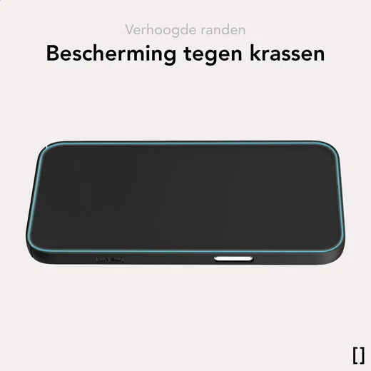 NEKIT Apple iPhone 15 Hoesje met MagSafe Back Cover Dun Zwart afbeelding 9