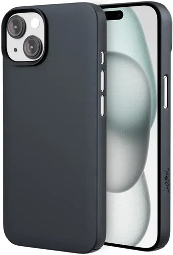 NEKIT Apple iPhone 15 Hoesje met MagSafe Back Cover Dun Blauw afbeelding 1