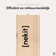 NEKIT Apple iPhone 15 Hoesje met MagSafe Back Cover Dun Blauw afbeelding 15