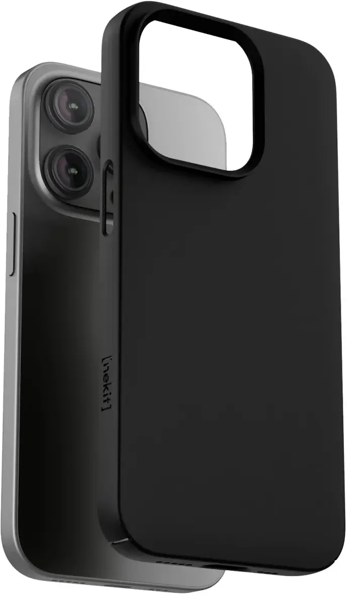 NEKIT Apple iPhone 15 Pro Hoesje met MagSafe Back Cover Dun Zwart afbeelding 2