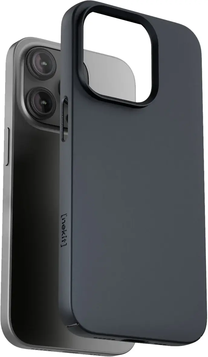 NEKIT Apple iPhone 15 Pro Hoesje met MagSafe Back Cover Dun Blauw afbeelding 2