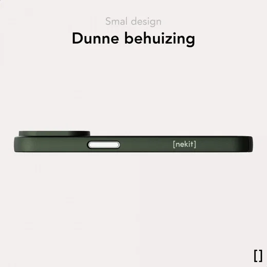 NEKIT Apple iPhone 15 Pro Hoesje met MagSafe Back Cover Dun Groen afbeelding 5