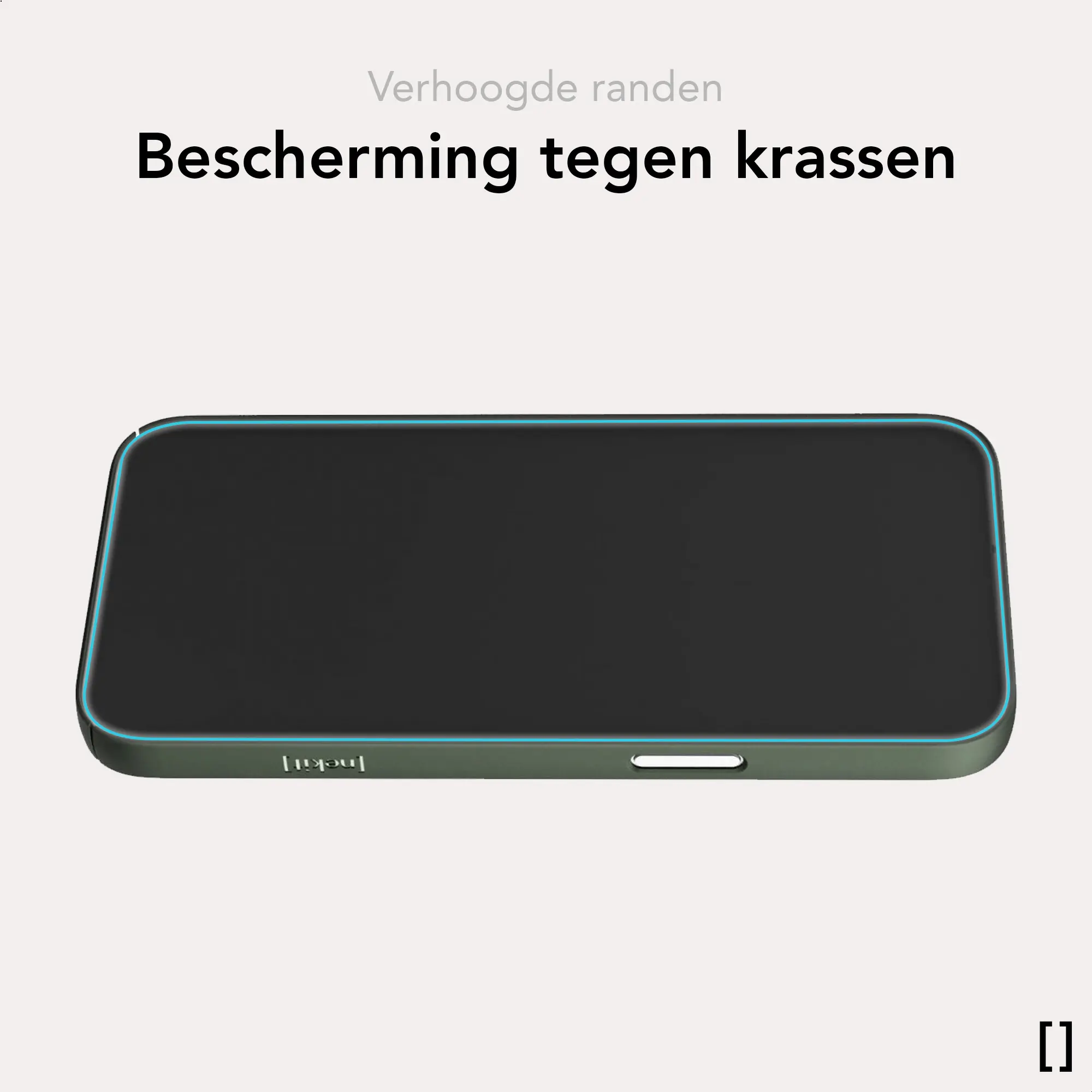 NEKIT Apple iPhone 15 Pro Hoesje met MagSafe Back Cover Dun Groen afbeelding 9