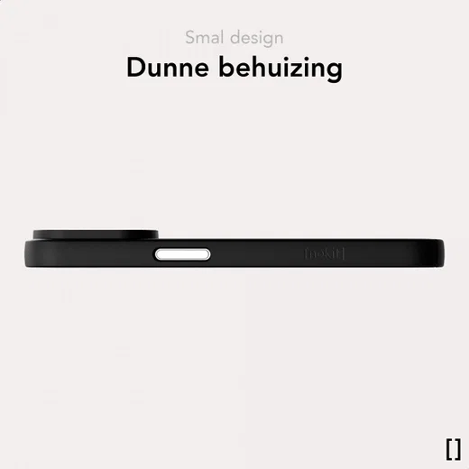 NEKIT Apple iPhone 15 Plus Hoesje met MagSafe Back Cover Dun Zwart afbeelding 5