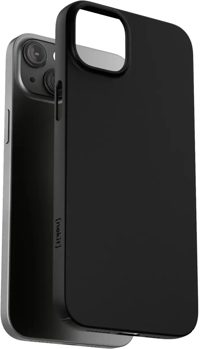 NEKIT Apple iPhone 15 Plus Hoesje met MagSafe Back Cover Dun Zwart afbeelding 2