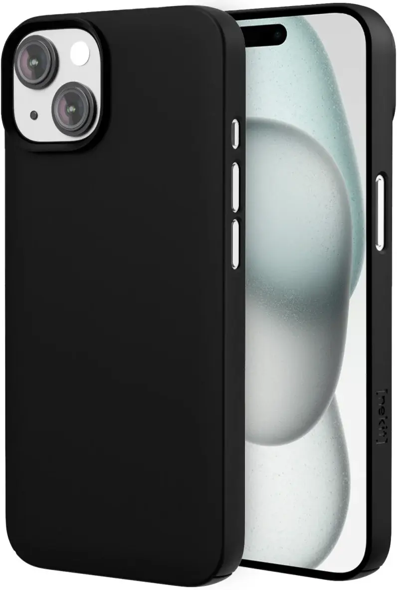 NEKIT Apple iPhone 15 Plus Hoesje met MagSafe Back Cover Dun Zwart afbeelding 1