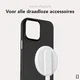 NEKIT Apple iPhone 15 Plus Hoesje met MagSafe Back Cover Dun Zwart afbeelding 6