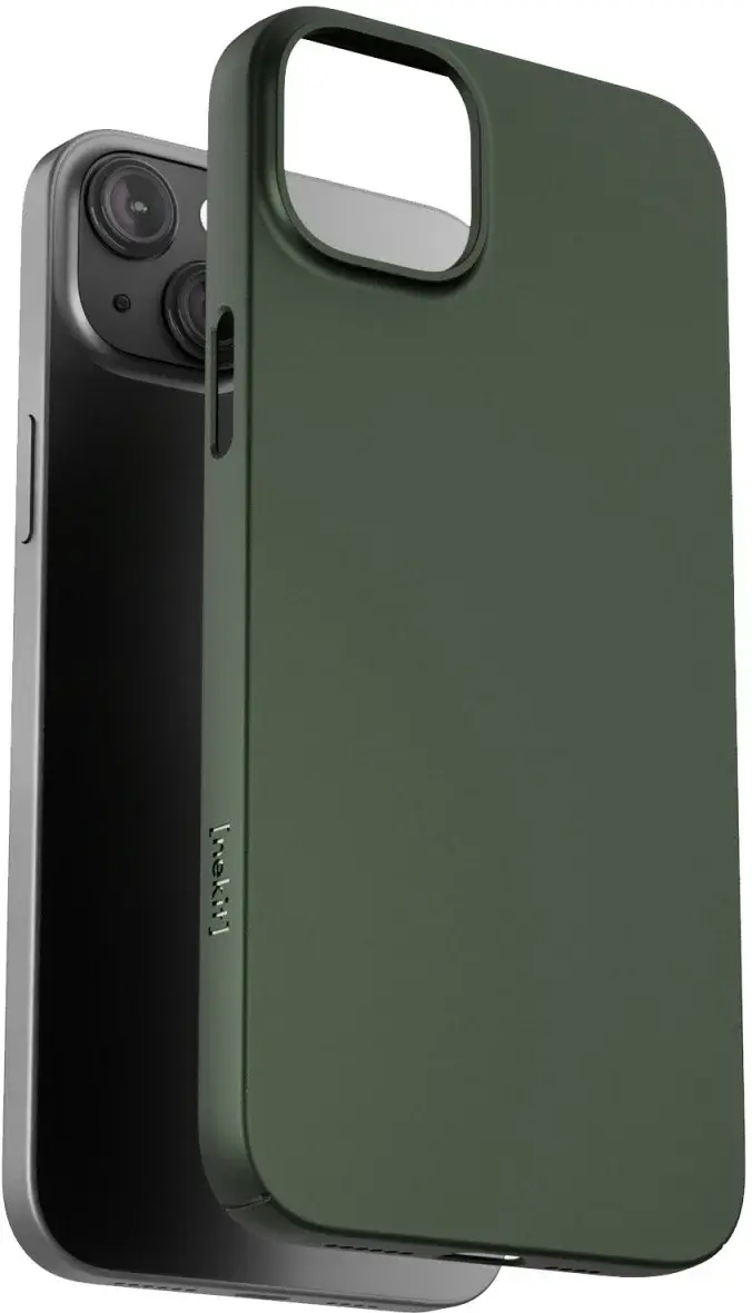NEKIT Apple iPhone 15 Plus Hoesje met MagSafe Back Cover Dun Groen afbeelding 2