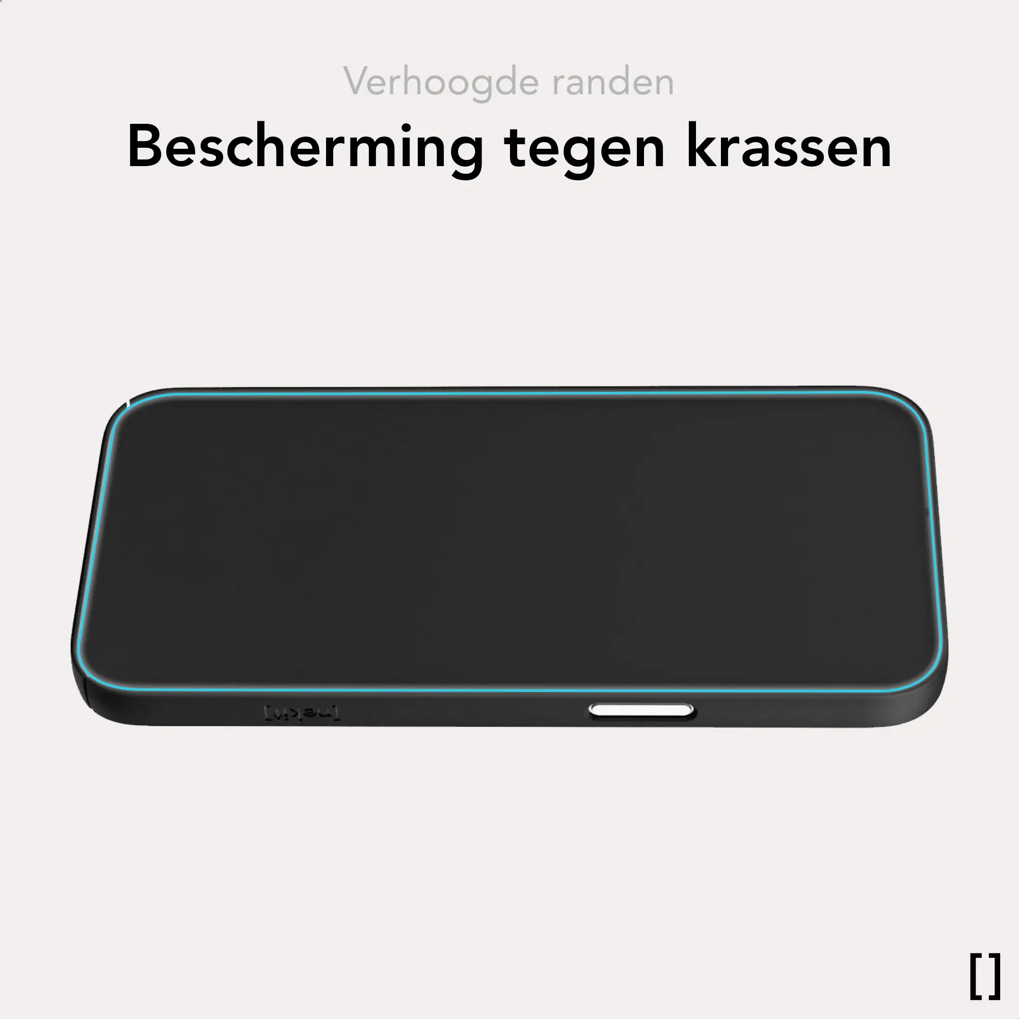 NEKIT Apple iPhone 15 Pro Max Hoesje met MagSafe Back Cover Dun Zwart afbeelding 9