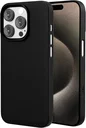 NEKIT Apple iPhone 15 Pro Max Hoesje met MagSafe Back Cover Dun Zwart