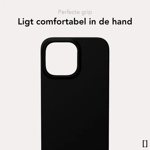 NEKIT Apple iPhone 15 Pro Max Hoesje met MagSafe Back Cover Dun Zwart afbeelding 8
