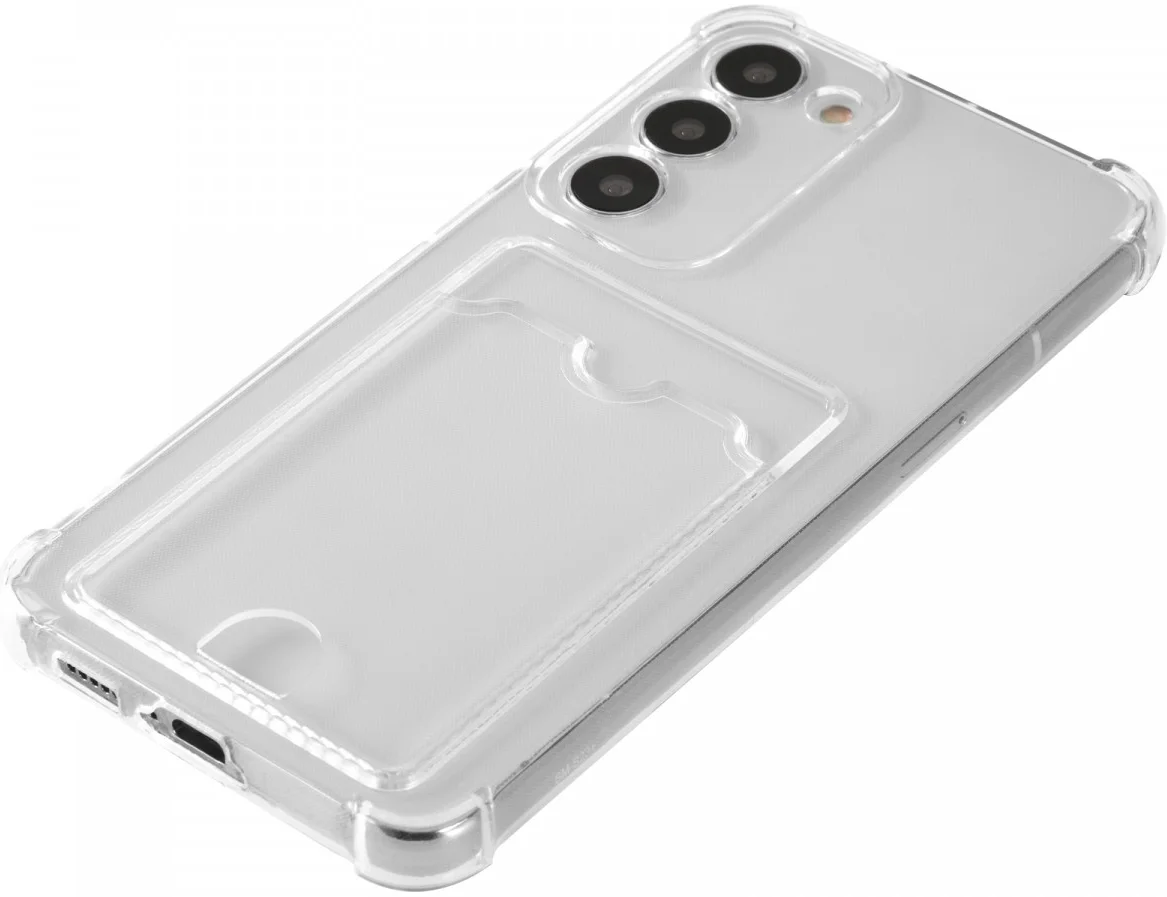 Samsung Galaxy S23 Hoesje Dun TPU met Pasjeshouder Transparant afbeelding 8