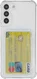 Samsung Galaxy S22 Hoesje Dun TPU met Pasjeshouder Back Cover Transparant afbeelding 3